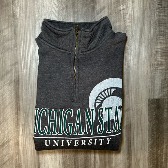 Jansport Other - Michigan State Spartans JanSport Mock Neck Quarter Zip Sweatshirt - 2XL